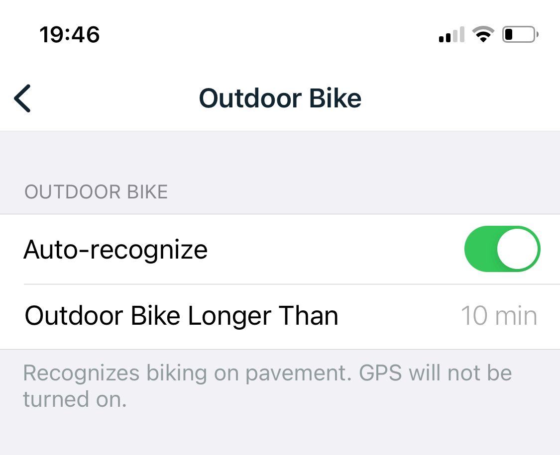 Outdoor Bike Auto Recognize GPS MAP Fitbit Community