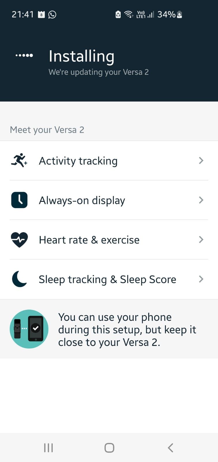 Versa 2 software won't update and battery draining Fitbit Community