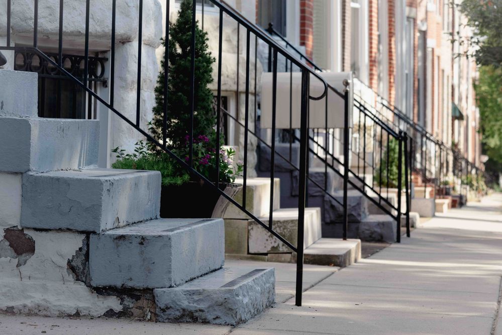 Baltimore Rowhouse steps