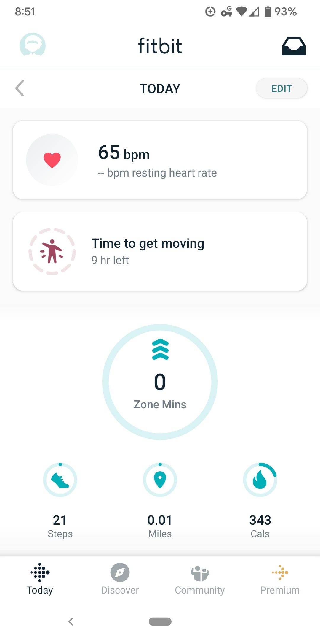 Heart rate "No measurements" on the app but is vis... Fitbit Community