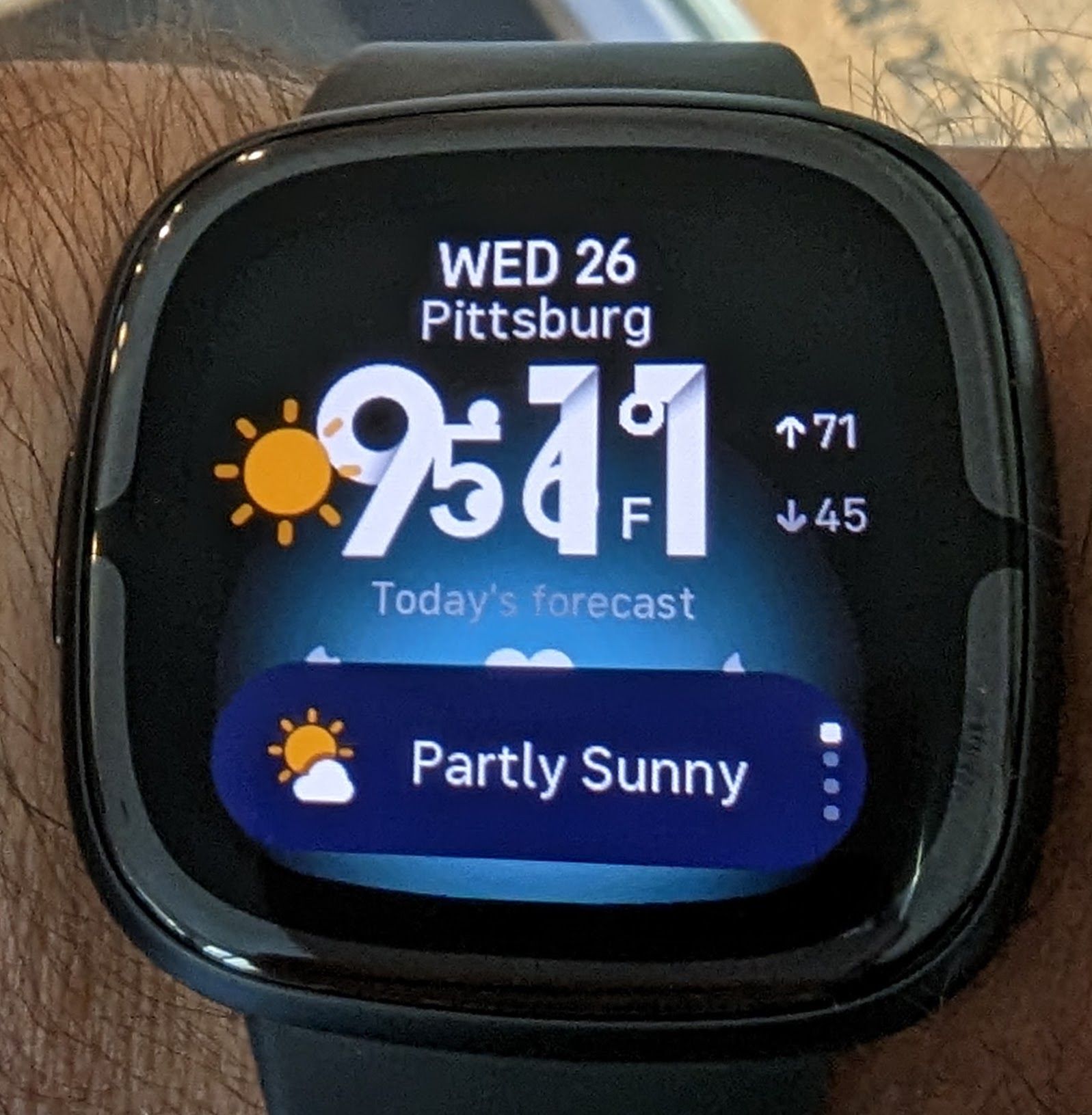 Sense 2 screen display overlapping Fitbit Community