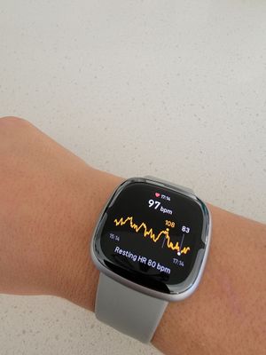 Sense 2 heart rate not reflecting in Fitbit app Fitbit Community