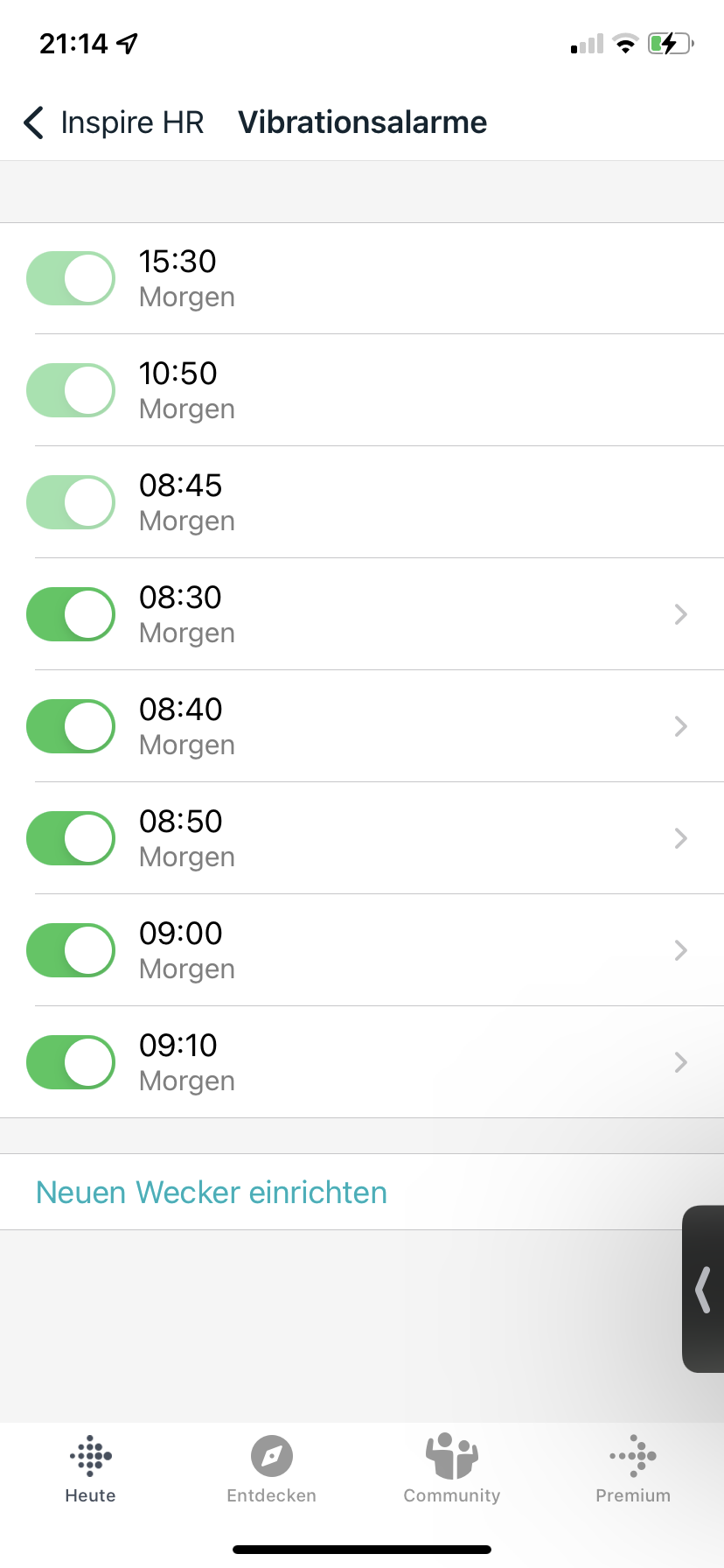 Solved Inspire 2 silent alarms won't sync Fitbit Community