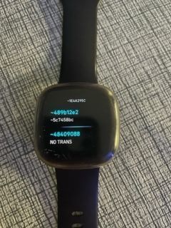 My brilliant settings app on my fitbit