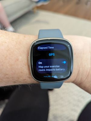 Fitbit versa store running app