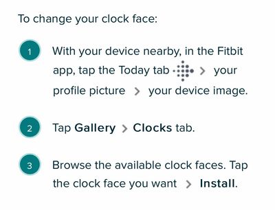 Fitbit with online dots