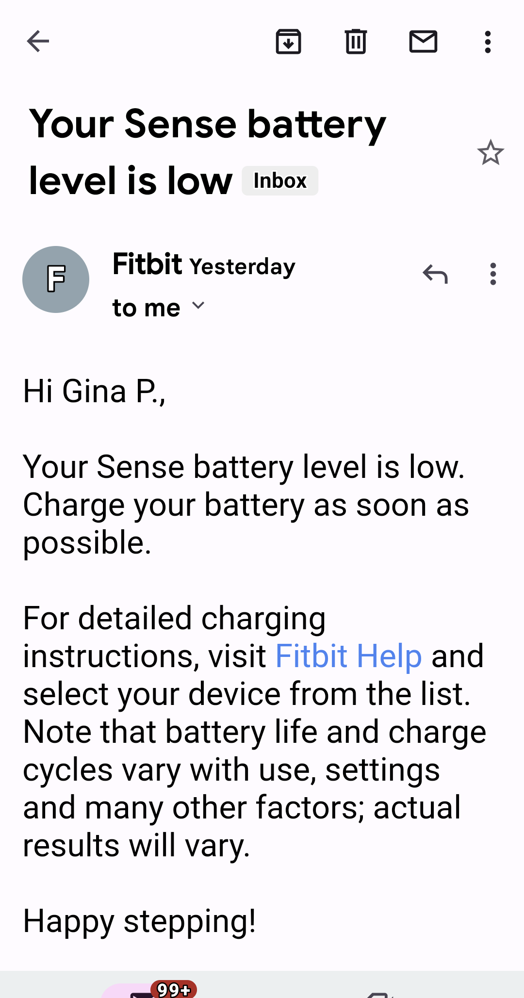 Fitbit cheap charge sense