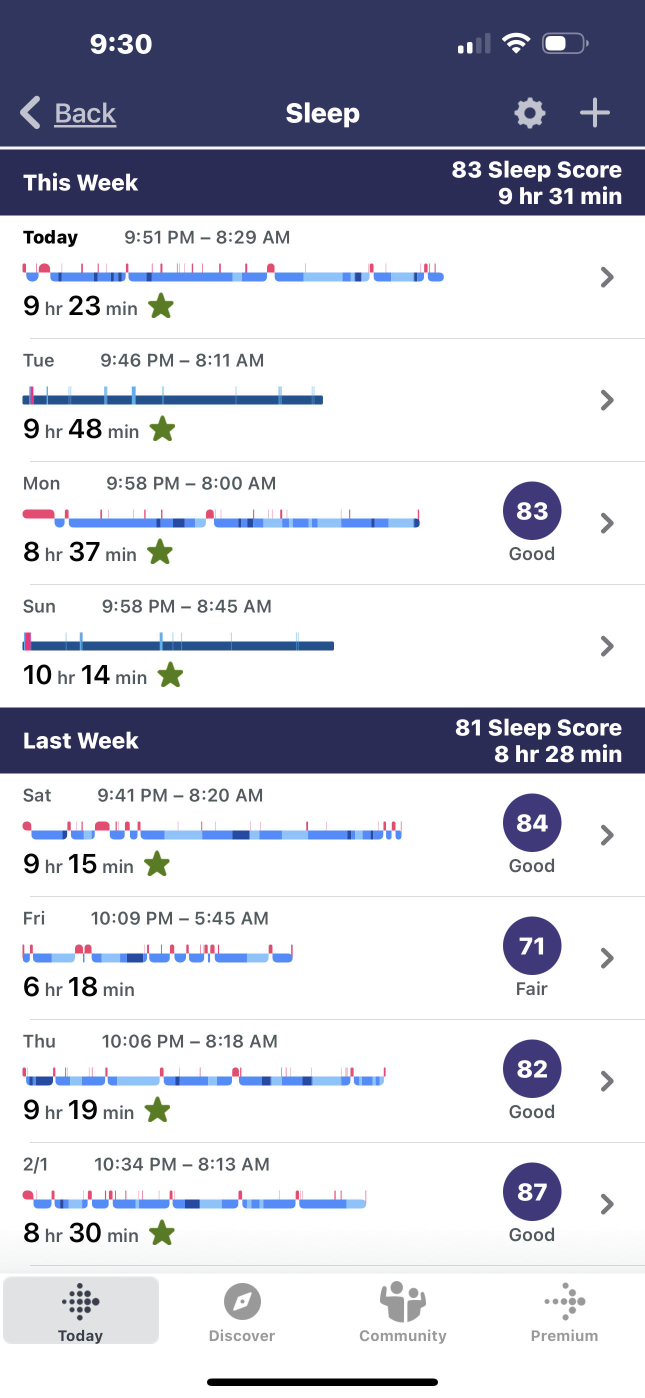 Fitbit sleep as discount android