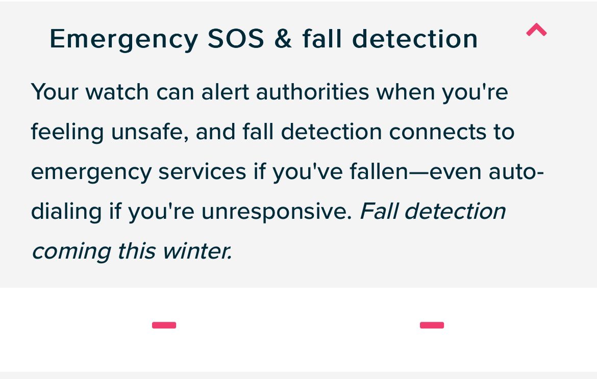 SOS Fall Detection Is Coming Fitbit Community