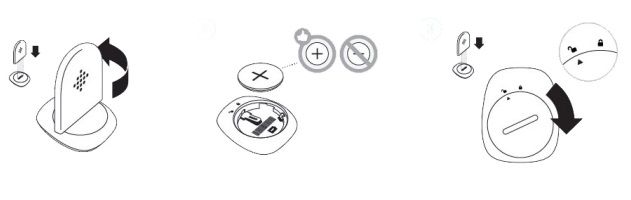 Putting zip's battery