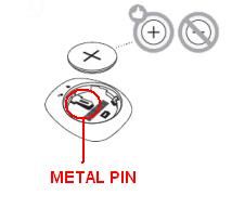 Silver pin