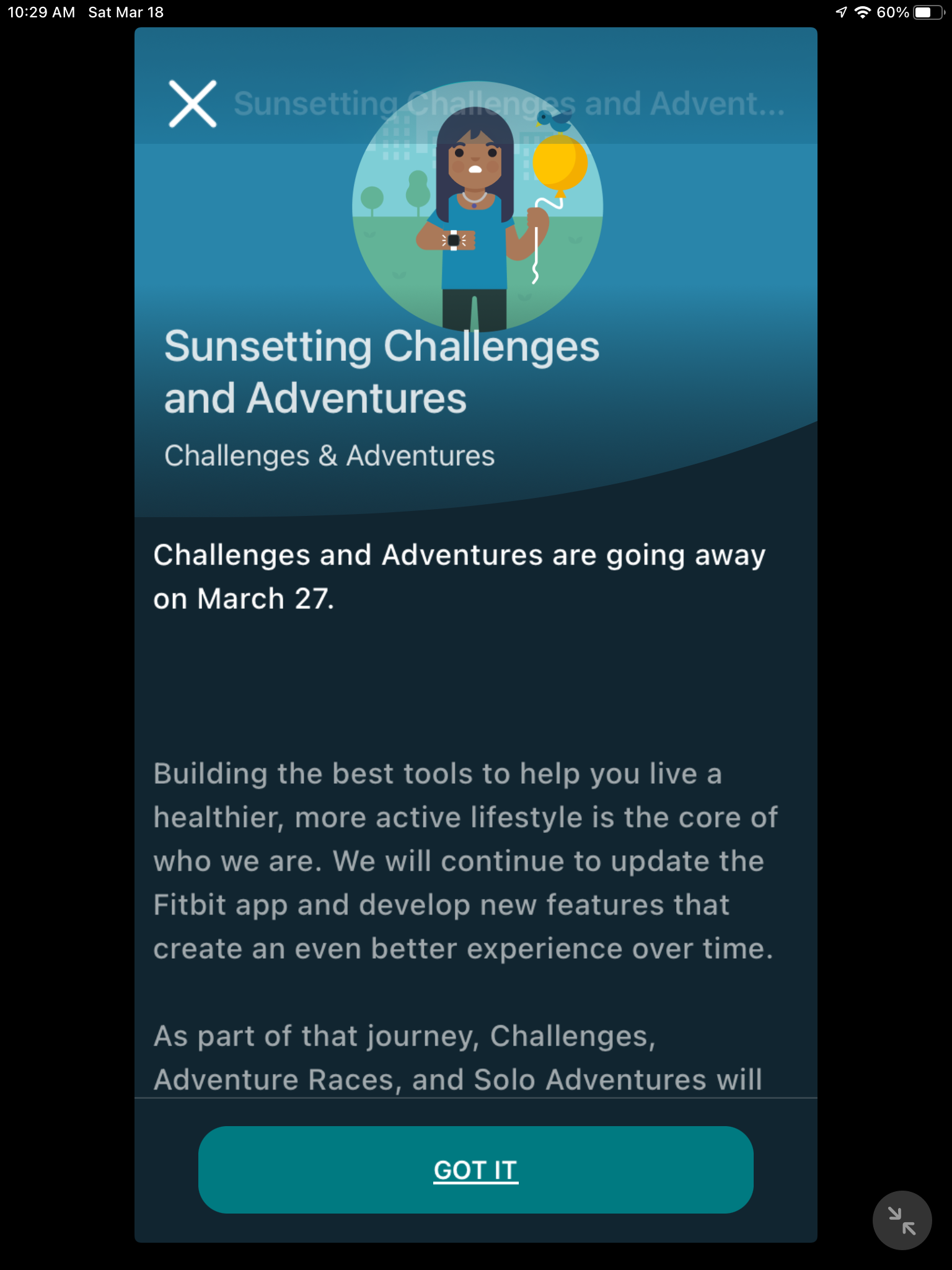 Fitbit challenge discount on apple watch