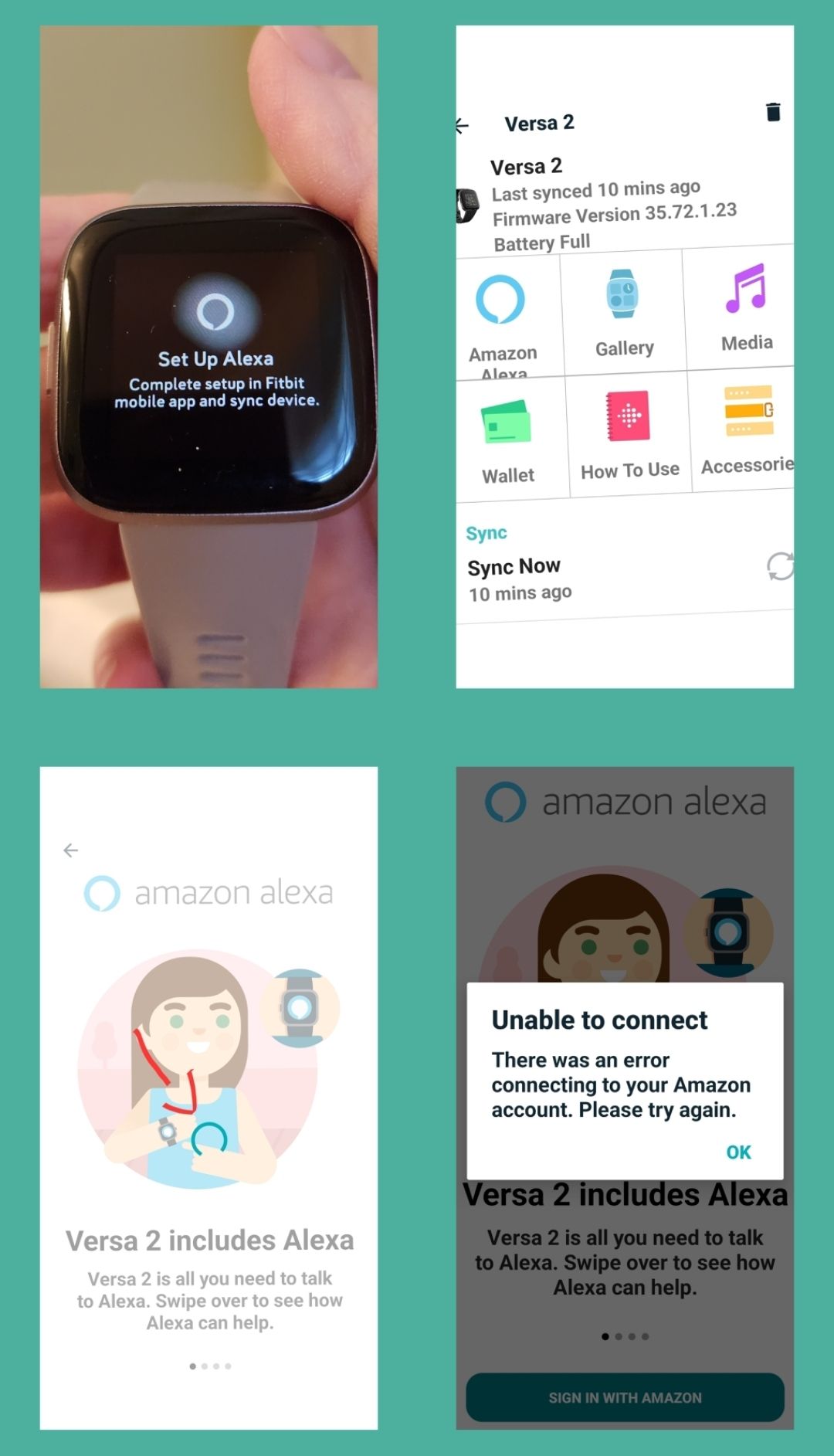 Fitbit mobile app alexa sale