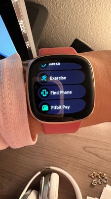 Fitbit versa 2 discount find my watch