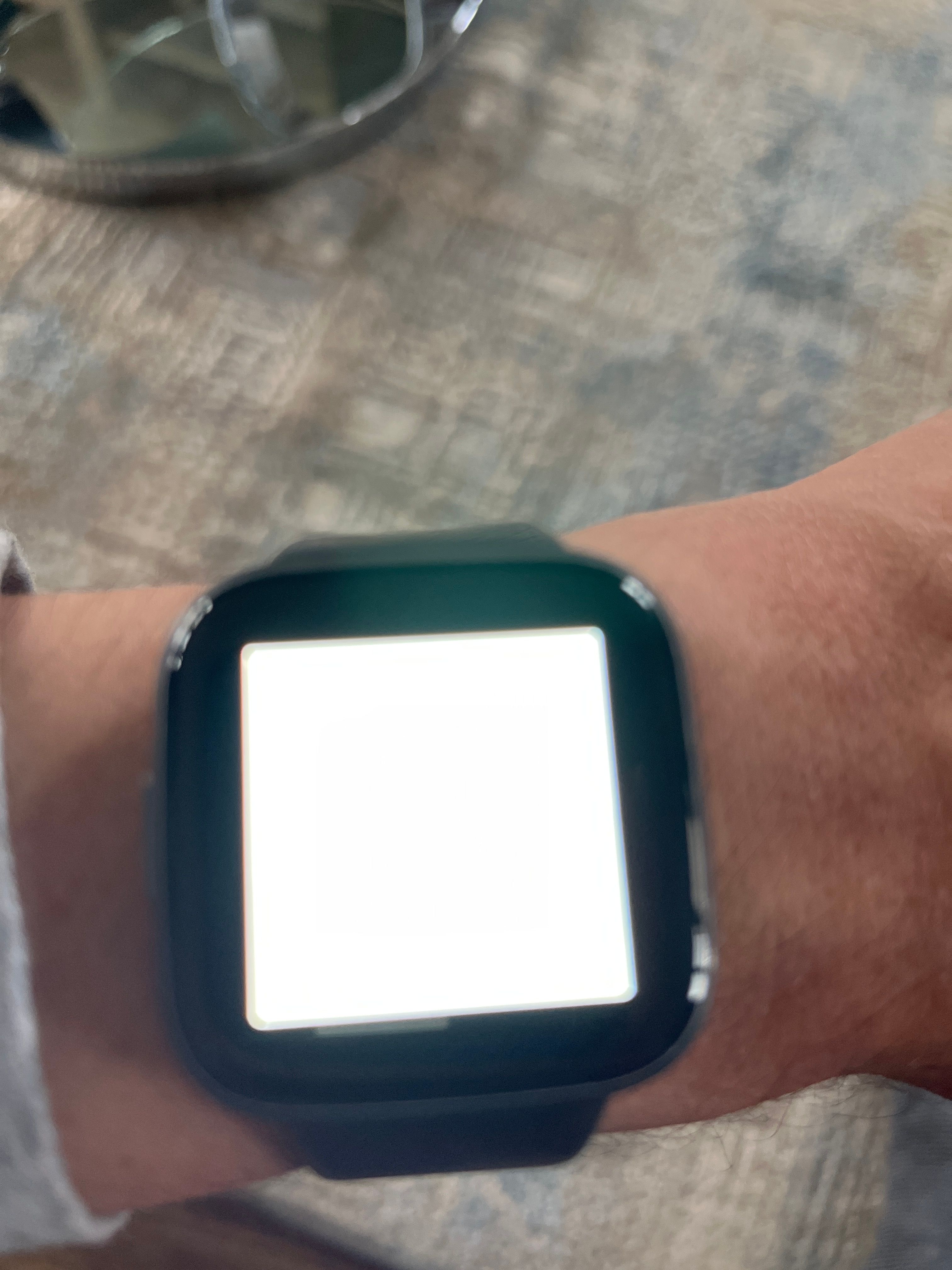 No display on fitbit versa sale