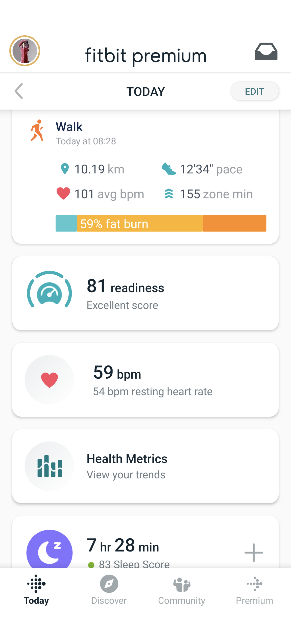 Heart rate alarm online fitbit