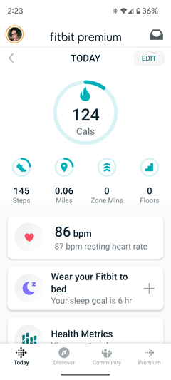 fitbit app for sense 042923 RHR from 042823.png