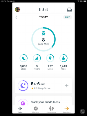 Fitbit app to small for iPad Fitbit Community