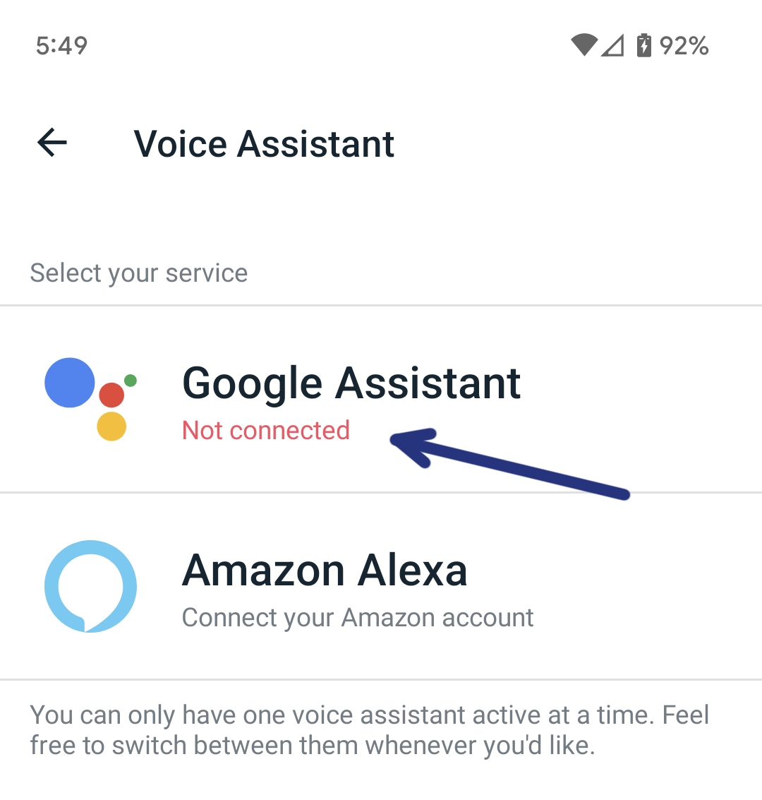 Connect google hot sale assistant