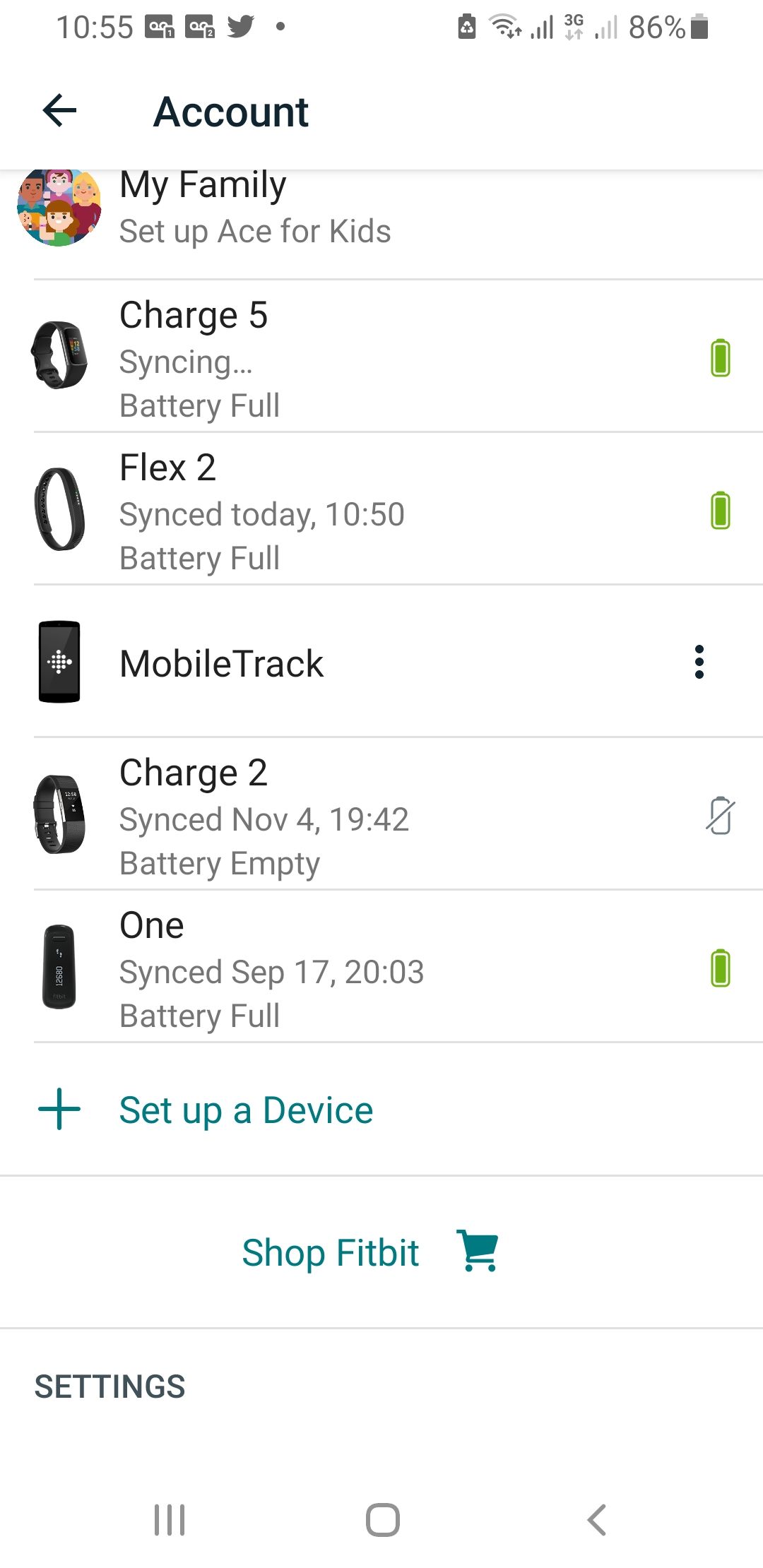 Fitbit charge 2 discount sync to phone