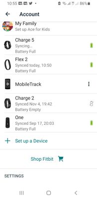 Sync my fitbit online charge 2