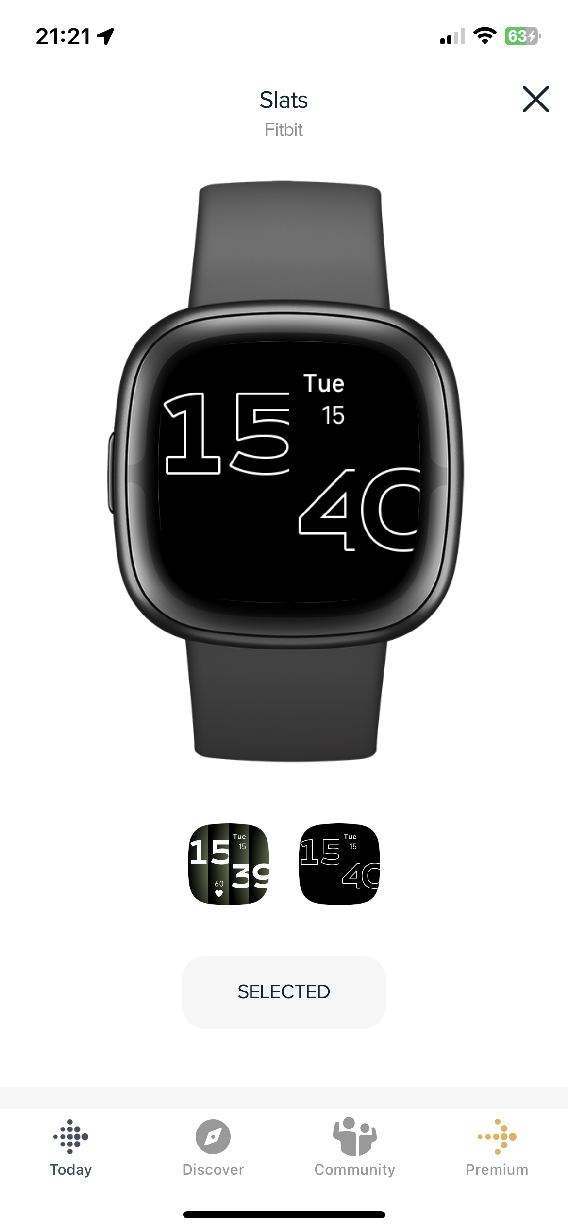 Clock faces for online fitbit sense