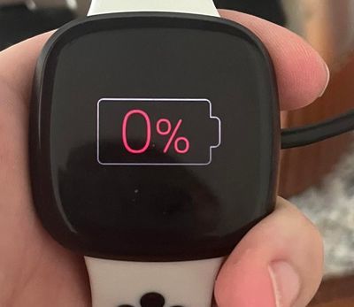 My fitbit 3 is not charging sale