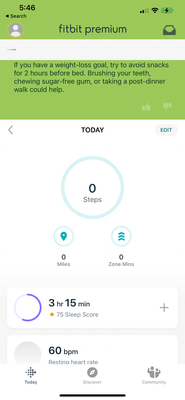 Fitbit app iphone discount 5