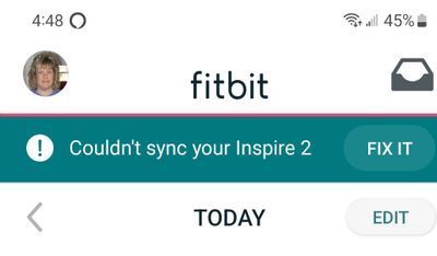 Inspire 2 takes 5 min to sync Fitbit Community