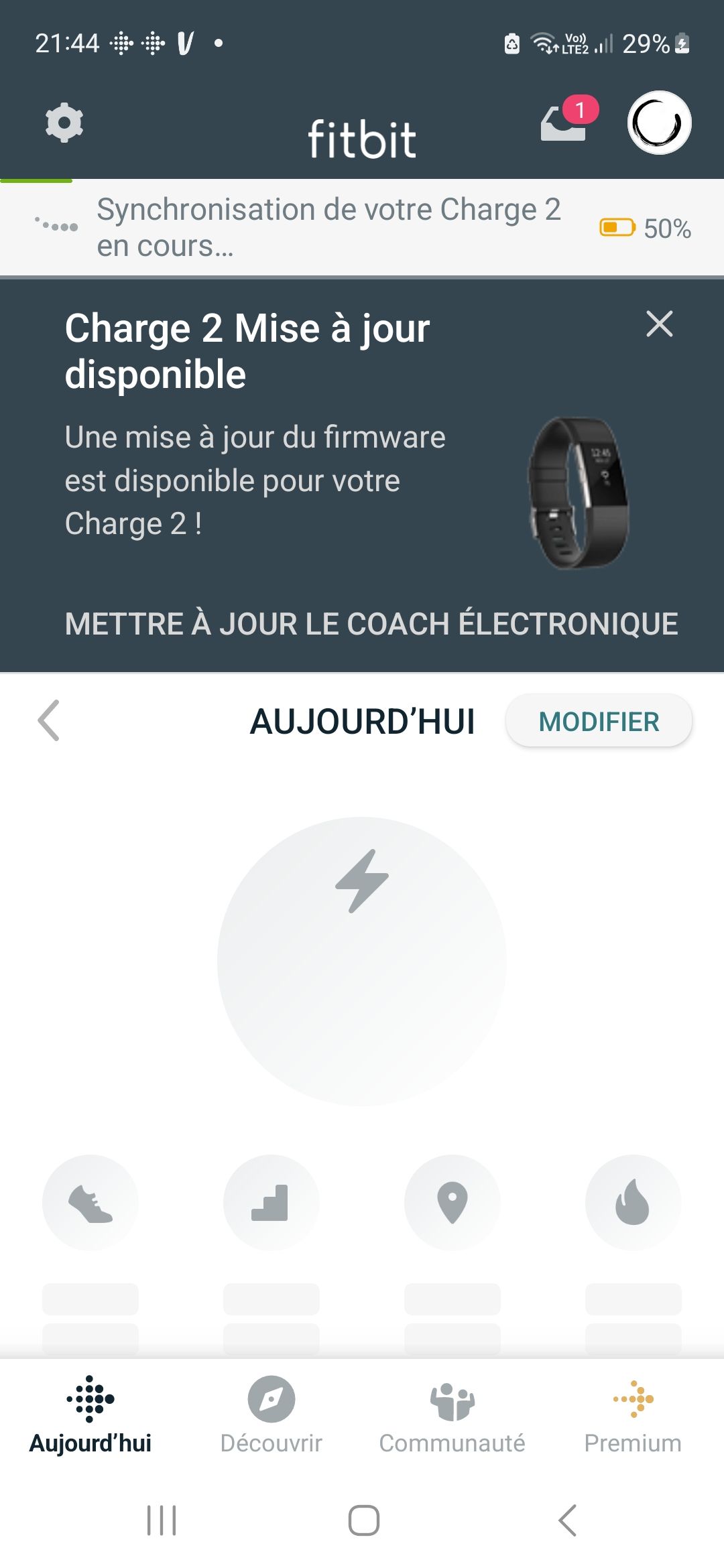 Mise a jour 2024 fitbit charge 2