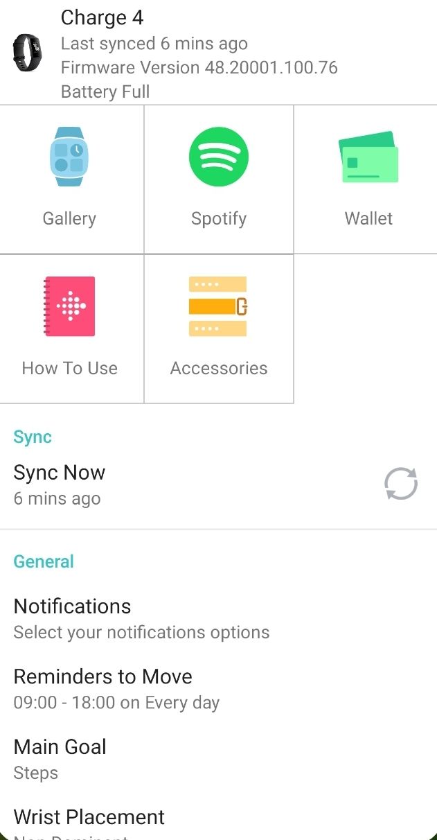 Add spotify to outlet fitbit charge 4