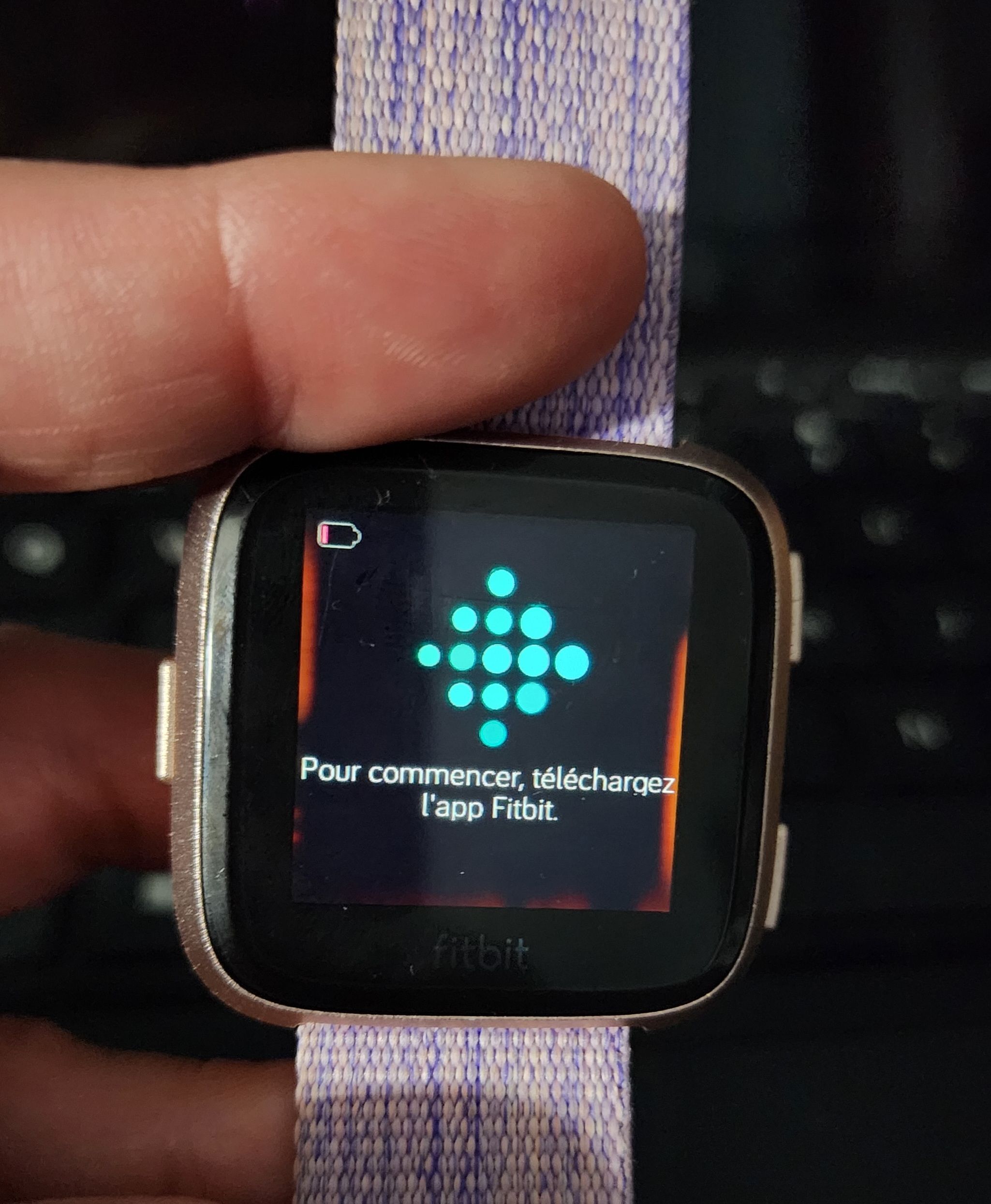 Fitbit 2025 versa screen