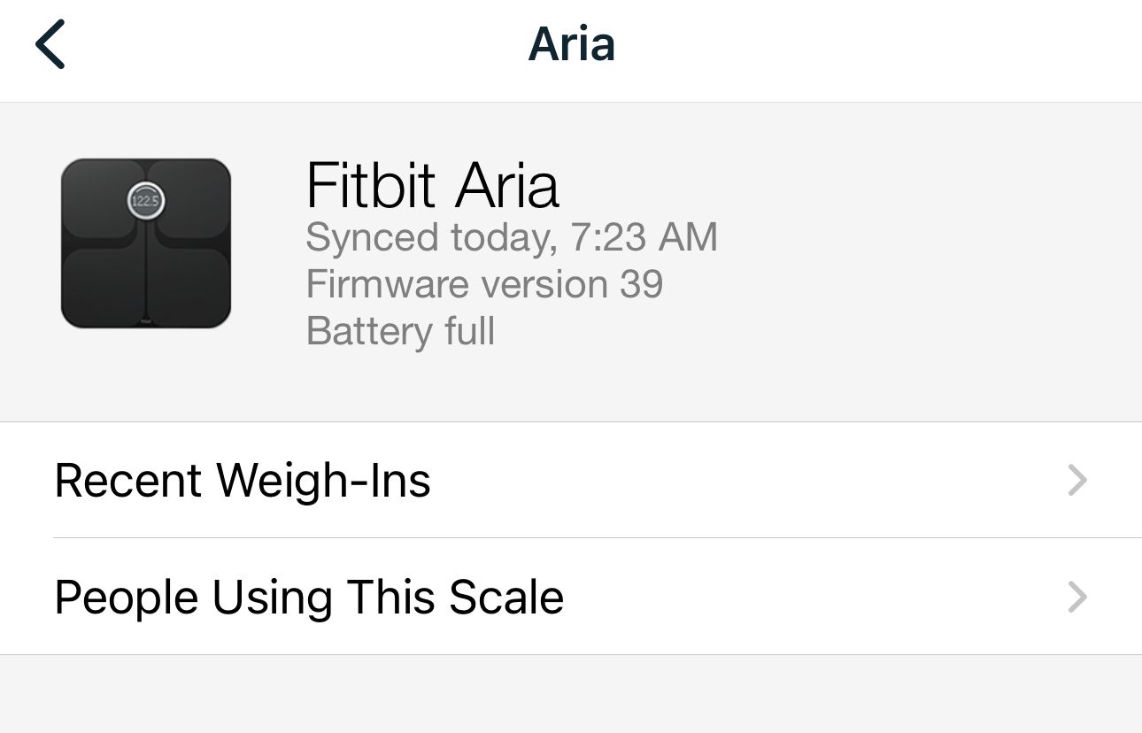 Re- Pair Sync Fitbit Aria Scale Wi-Fi Network 