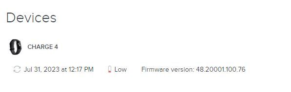 Charge 4 rapidly losing battery firmware issue Page 2