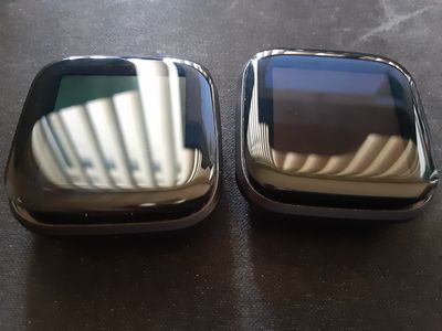 Two pristine looking Versa 2, except...