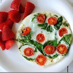 Egg White Breakfast pizza