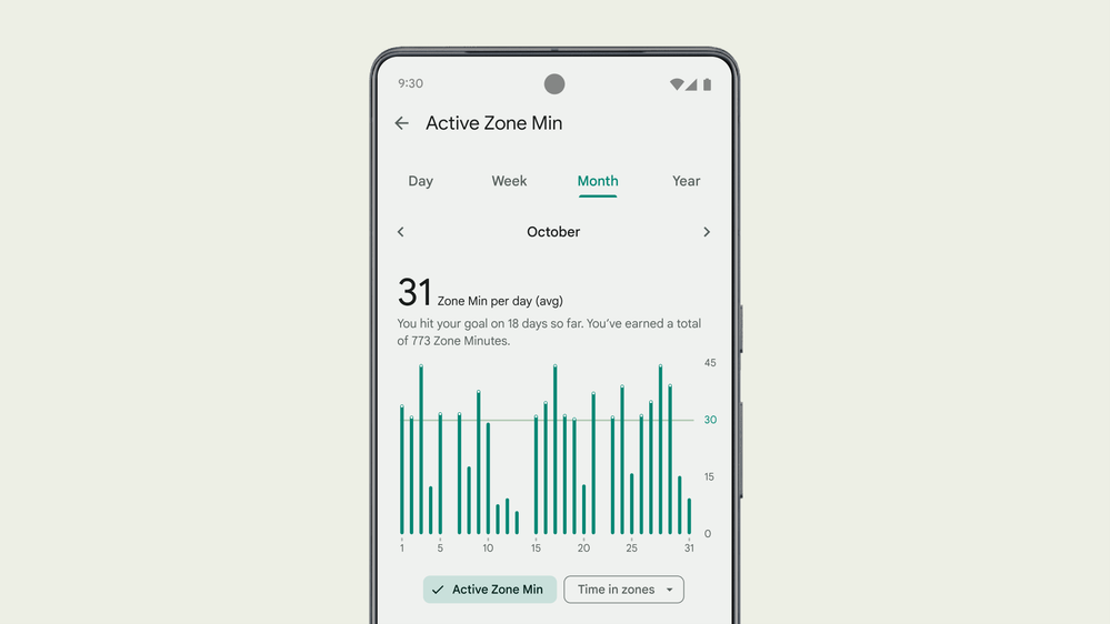 Want to view your exercise trends, Active Zone Minutes, or track how well you slept? From the Today tab, tap on a metric to learn more about what it means for your health and wellness.