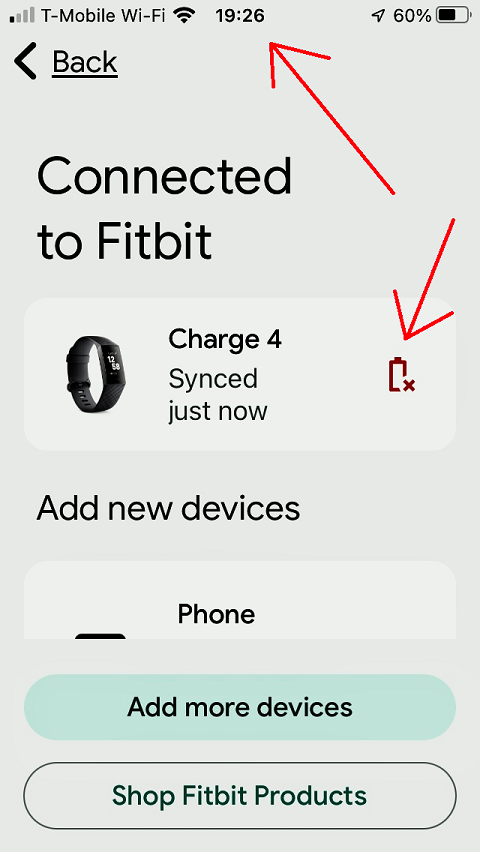 Fitbit charge 4 battery draining quickly hot sale