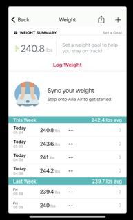 Re- Pair Sync Fitbit Aria Scale Wi-Fi Network 