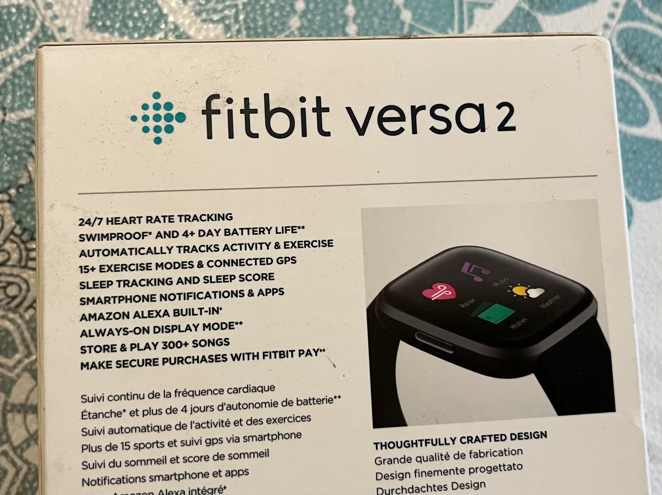 Fitbit versa 2025 2 gps intégré