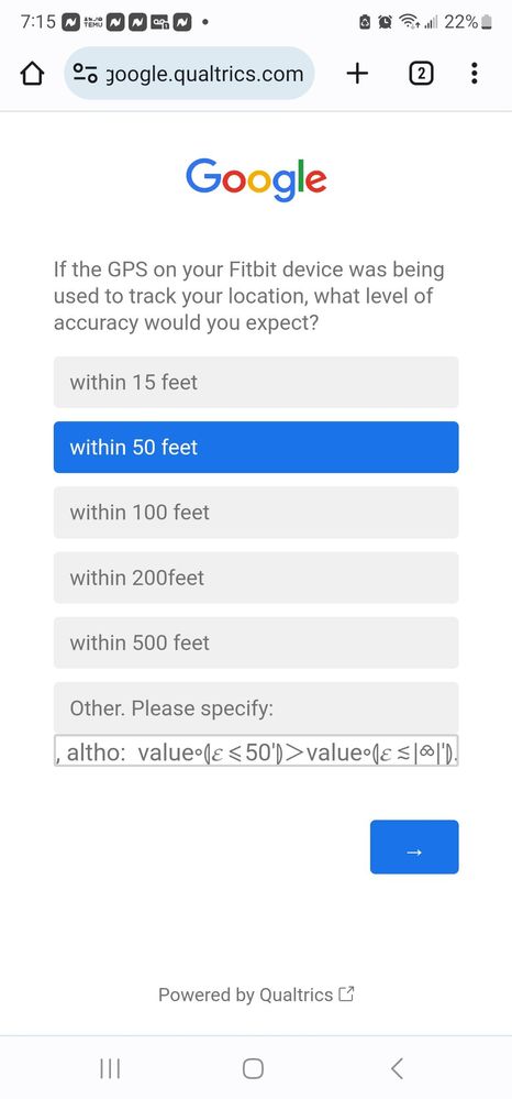 Fitbit gps online inaccurate