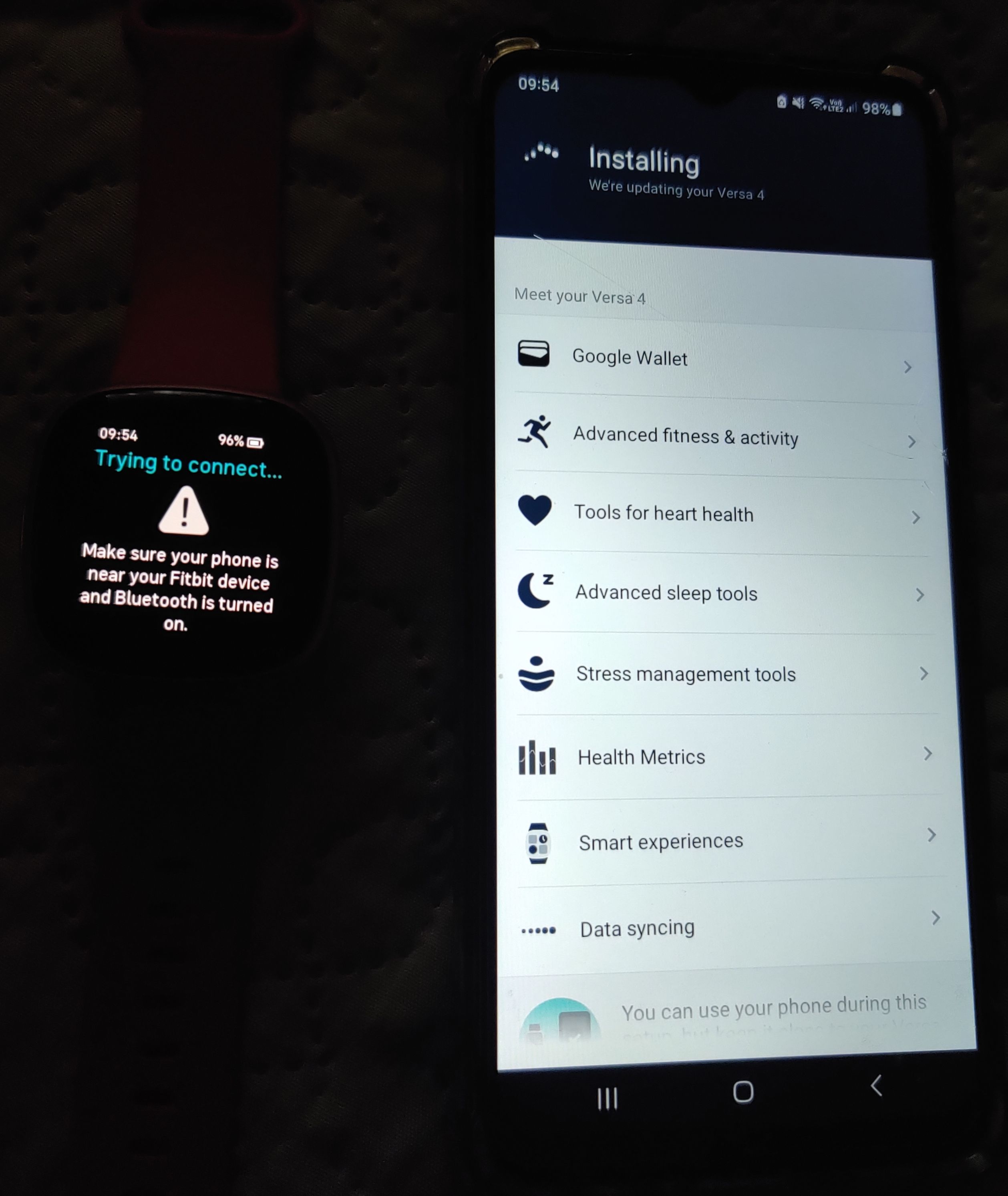 Versa 4 update failing Page 2 Fitbit Community