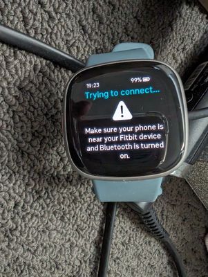 Fitbit versa bluetooth online not working