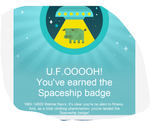 Spaceship Badge!!