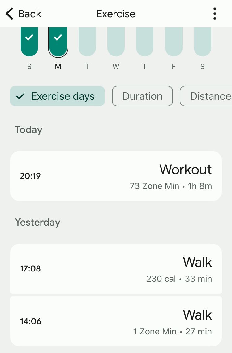 Fitbit exercise sale