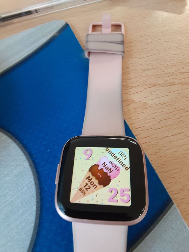 Versa 2 not showing data on the main screen Fitbit Community