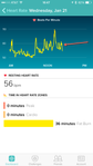 iOS Larger graph of HR Data