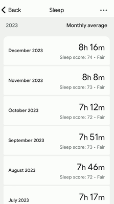 Scroll down and days are hidden in weeks, weeks are hidden in month, months are hidden in years