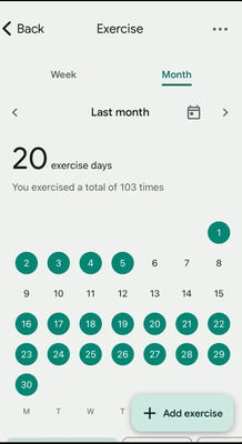 The more swipes back and forth sometimes shows more
