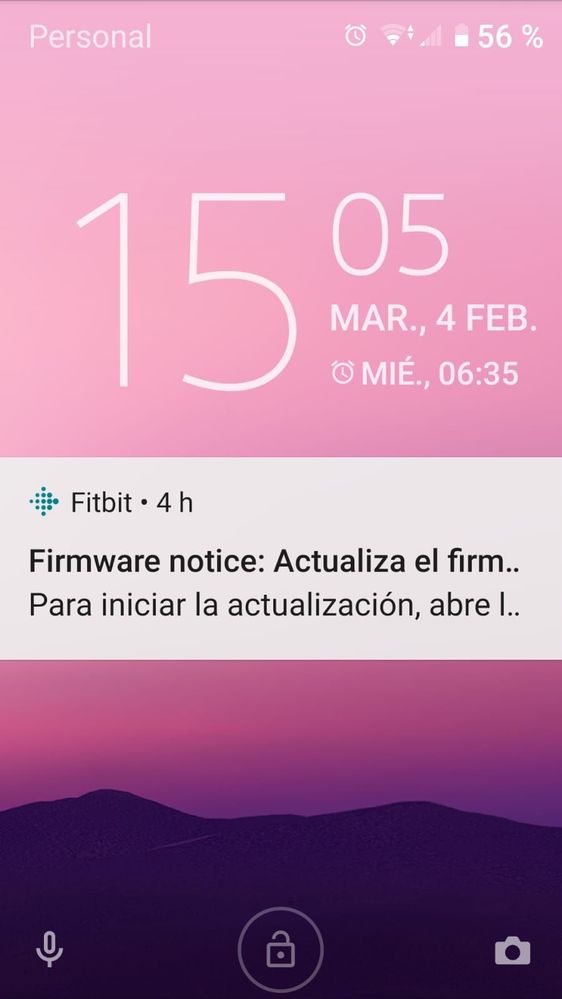 1 - Android indica que falta la actualización